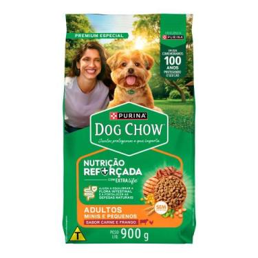 Imagem de Ração para Cães Dog Chow Premium Adultos Minis e Pequenos Sabor Carne 