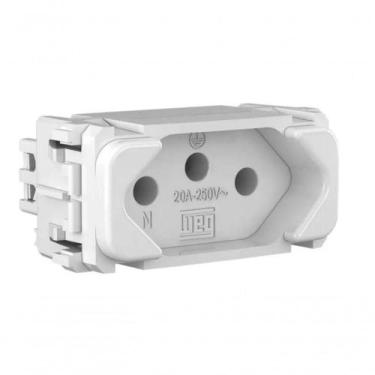 Imagem de Modulo Tomada 2P+T 20A Branco Composé - WEG