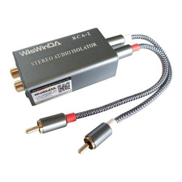 Imagem de Isolador de ruído RCA Audio Zumbido WiSwinda Silver-Grey