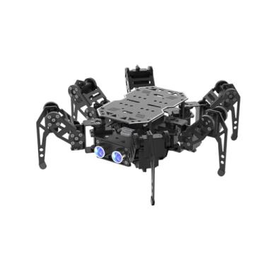 Imagem de 18DOF Hexapod Robot for Arduino Programming, Spider Walking Crawling Self-Balancing AI Vision Voice Control Obstacle Avoidance, STEM Education Open Source Robot with Tutorials, miniHexa Standard Kit