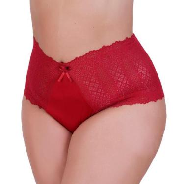 Imagem de Kit 10 Calcinha Plus Size de Renda Tanga Grande Talita - NAKA MODAS, S