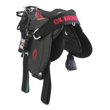 Imagem de Sela Australiana De Cabeça Preta Completa Com Bordado Do Mangalarga 16