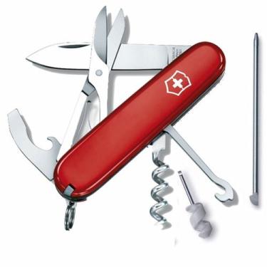 Imagem de Canivete Suíço Victorinox Compact Vermelho 15 funções Original 1.3405