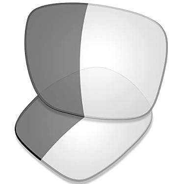 Imagem de SAUCER Lentes de reposição premium para óculos de sol Oakley Sylas OO9448 | Sylas Low Bridge Fit OO9448F High Defense - Photochromic Activated