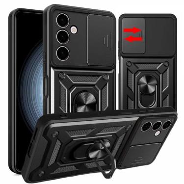 Imagem de Capa Capinha Case para Samsung Galaxy F16 5G - Protetora Resistente Anti Impacto Queda Armadura Militar Cor:Preto