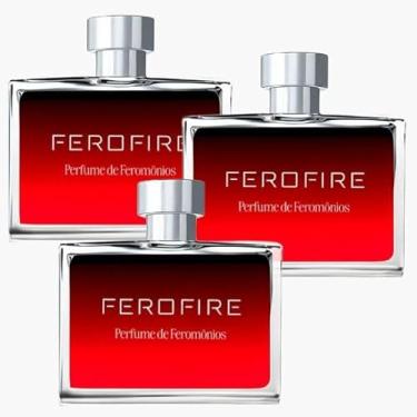 Imagem de 03 Frascos Perfume Ferofire 50 ml