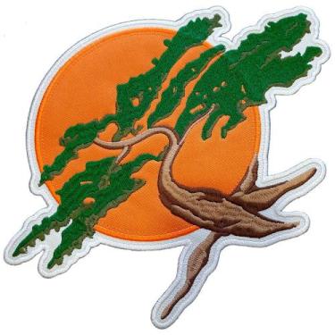 Imagem de AM0245T 01 Karate Do Okinawa Japão Patch Bordado Para Kimono - BR44