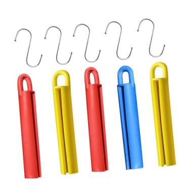 Imagem de Colaxi 5 peças de suporte para taco de sinuca, alisador de vara de taco, acessórios de bilhar, organizador de armazenamento profissional, suporte para