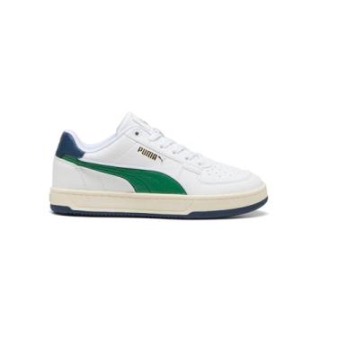 Imagem de PUMA Tênis infantil unissex Caven Shoes, Branco-Archive Verde-Quente Branco Ah25, 20