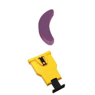 Imagem de Gralara Afiador de dentes de motosserra, ferramenta de afiador de motosserra, acessórios de lâmina de serra de corrente com pedras de amolar para jardim, Saco Plástico de Bolhas