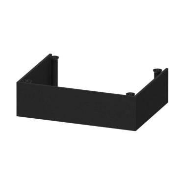 Imagem de Kit Rodapé Para Paneleiro-torre Quente 62cm Veneza Com Pés Multimóveis Mp3730 Preto