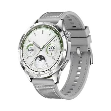 Imagem de Pulseira De Silicone Trançada De 22mm Para HUAWEI WATCH GT4 46mm, Aces