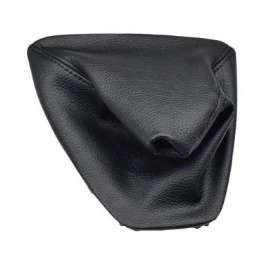 Imagem de Capa De Câmbio De Couro Preto Com Estrutura Para BMW E30 E36 E39 E46 E