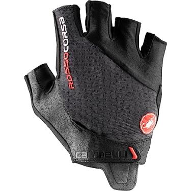 Imagem de CASTELLI Luva de ciclismo de estrada vermelha Pro V Luva para ciclismo de estrada e gravel l ciclismo - cinza escuro - X-Pequeno