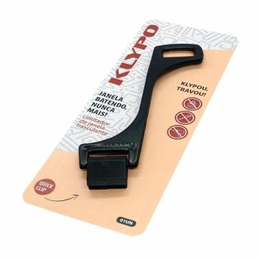 Imagem de NOVO KLYPO Limitador da Abertura de Janela Basculante 13 cm, Preto