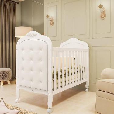 Imagem de Berço Minicama 3 em 1 com Capitonê 100% Mdf Maya Espresso Móveis