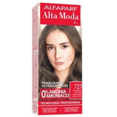 Imagem de Tonalizante 7.21 Louro Médio Irisé Cinza Alta Moda