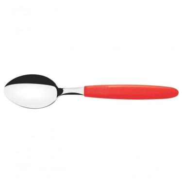 Imagem de Colher Para Sobremesa Tramontina Ipanema Inox Vermelho