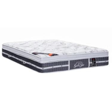 Imagem de Colchão Castor King Plush Latéx One Face Pocket 193x203x30cm