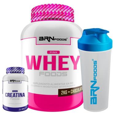 Imagem de Pink Whey Protein 2Kg+ Premium Creatina 300G