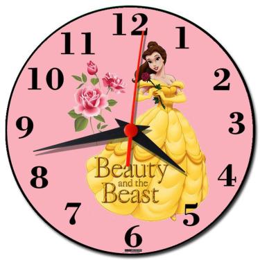Imagem de Relógio de Parede Belle Beauty And the Beast Decoração