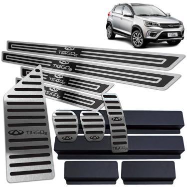 Imagem de Descanso Pedaleira Manual Soleira Tiggo 2 2019 20 Preto