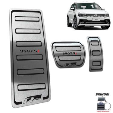 Imagem de Descanso + Pedaleira Tiguan 350 Tsi R-line 2018 A 2020 Preto