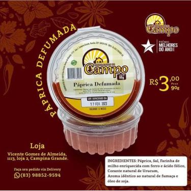 Imagem de Tempero Páprica Defumada 90g - Condimentos do campo 