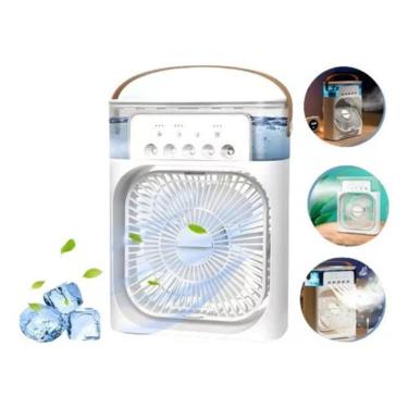 Imagem de Ventilador Portátil Névoa Gelo Umidificador Climatizador