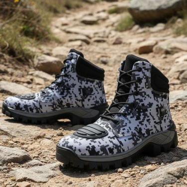 Imagem de Coturno Adventure Masculino Militar Impermeável Tratorado Confortável 