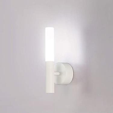 Imagem de Luminária de parede LED simples, luminária de parede ajustável, luminária de cabeceira com rotação de 90°, luzes de parede internas, lâmpadas noturnas de 3 W para sala de estar, quarto, 6000