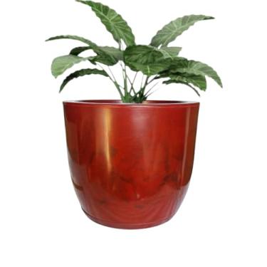 Imagem de Vaso Grande Cone Liso Polietileno Planta Luxo Jardim Varanda Sala (Borbô)