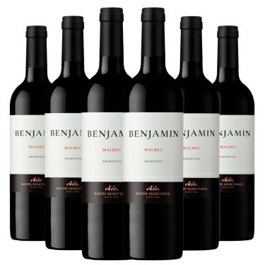 Imagem de Kit Caixa Fechada 6 Vinhos Benjamin Malbec