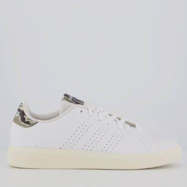 Imagem de Tênis Adidas Advantage Base 2.0 Branco e Preto, 39