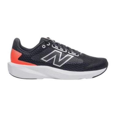 Imagem de Tênis New Balance 413 V3 Masculino - Preto / Branco / Laranja, 43