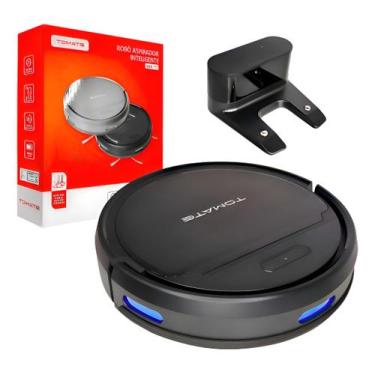 Imagem de Robô Aspirador Inteligente Recarga Automática 400ml Bivolt Cor Preto -