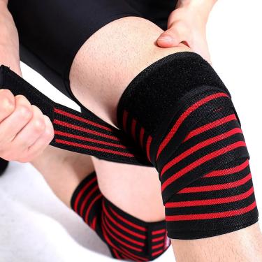 Imagem de JOELHEIRA PROTETORA TWISTER REGULÁVEL SUPORTE FAIXA AJUSTÁVEL FLEXÍVEL COMPRESSÃO JOELHO