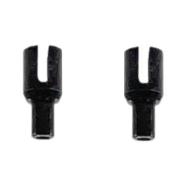 Imagem de Luwecf 2x Diferencial de Carro RC, Peças de Atualização de Carro RC, Peças de Reposição de Metal, Junta de Caixa de Câmbio Traseira Preta para 1:24