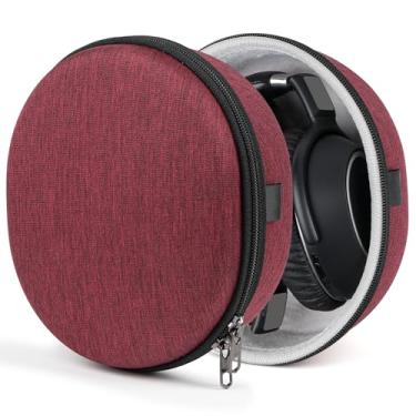 Imagem de Geekria Capa protetora para fones de ouvido compatível com Sennheiser Momentum 3 Wireless, HD 350BT, HD 450BT, capa PXC 550II, bolsa de transporte de viagem rígida de substituição com armazenamento de