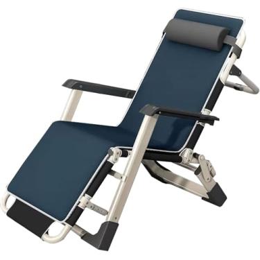 Imagem de Espreguiçadeiras Extra Largas Para Cadeira Reclinável De Jardim Com Almofada Acolchoada E Banquinho