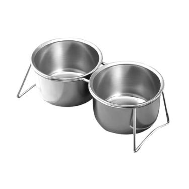 Imagem de Bothyi Tigela elevada para cães, alimentador e bebedouro para animais de estimação, suporte para proteção do pescoço, tigelas de água e comida, tigelas, 1100ml