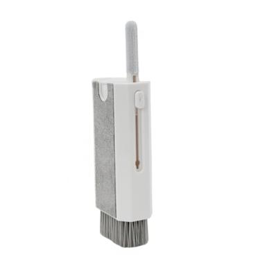 Imagem de Kit de Limpeza para Eletrônicos 8 em 1, Ferramentas para Teclado, Headset, Fones, Notebooks, Celulares, Branco