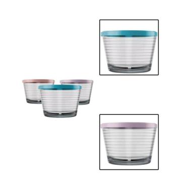 Imagem de Tigela De Vidro Ginga 350Ml Com Tampa Cor