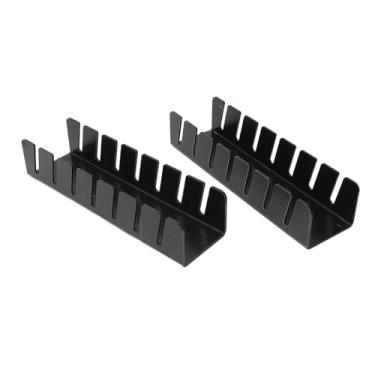 Imagem de ZJchao Chapéu, Chapéu Organizador de Prateleira 2pcs Hat Stand Stand e Organizador de Acrílico Portador de Acrílico Rack Sem Instalação de de para Armário de Quarto (Preto)