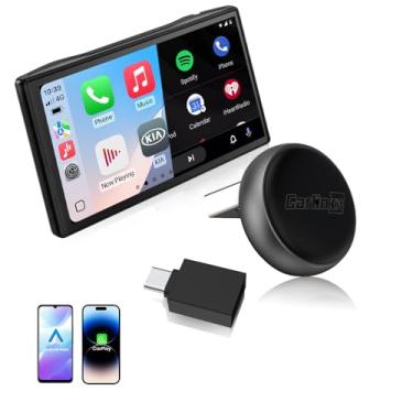Imagem de Carlinkit Adaptador CarPlay Mini Ultra3 2 em 1 sem fio e Android Auto, Mini USB Desgin com modelos de carro OEM, Plug and Play/Portátil de baixa latência/Conexão automática, compatível com iOS 10+ e
