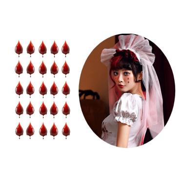 Imagem de Tatuagem Temporária Lagrimas Sangue Maria Chorona Halloween