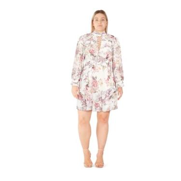 Imagem de City Chic Vestido feminino plus size - Amani, Floral, 48