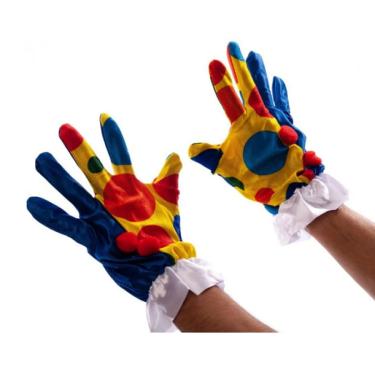 Imagem de Luva De Palhaço Adereço Fantasia Circo Festas