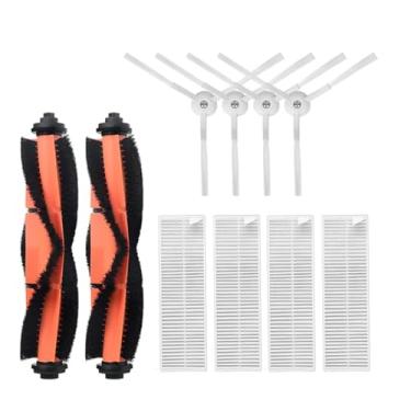 Imagem de New Main Brush Side Brush Filter Kits Compatible With Xiaomi Mijia G1 MJSTG1 Vacuum Cleaner Vacuum-Mop Essential(Light yellow)