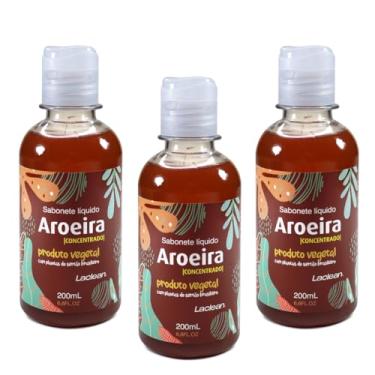 Imagem de Kit com 3 - Sabonete Líquido intimo de Aroeira Laclean 200mL – Produto Vegetal com Extrato Natural, Higienização Suave e Frescor Diário